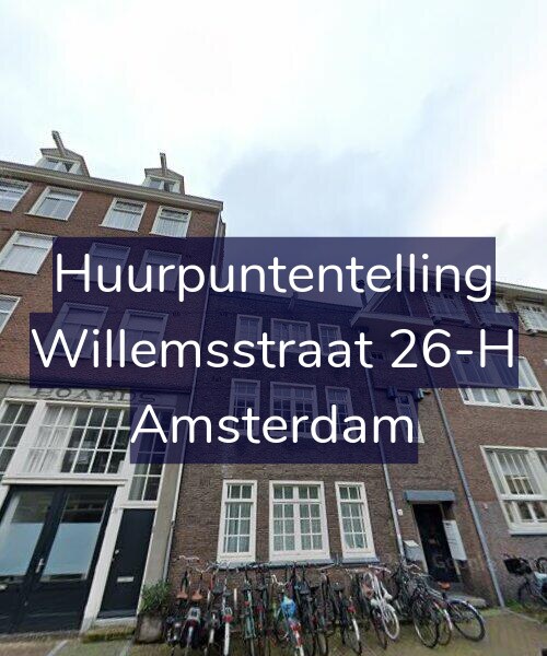 Foto gevel Huurpuntentelling voor Willemsstraat 26-H, Amsterdam