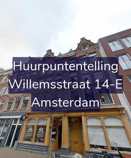 Foto gevel Huurpuntentelling voor Willemsstraat 14-E, Amsterdam