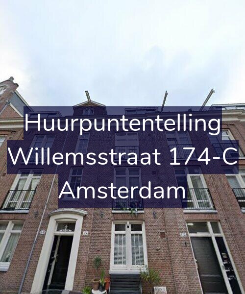 Foto gevel Huurpuntentelling voor Willemsstraat 174-C, Amsterdam
