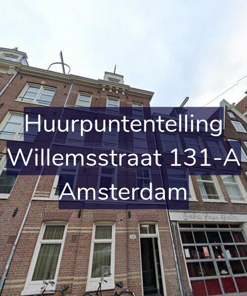 Foto gevel Huurpuntentelling voor Willemsstraat 131-A, Amsterdam