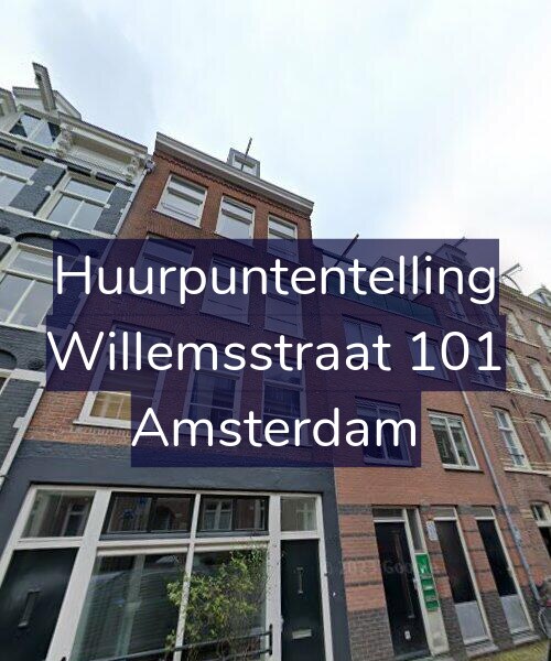 Foto gevel Huurpuntentelling voor Willemsstraat 101, Amsterdam