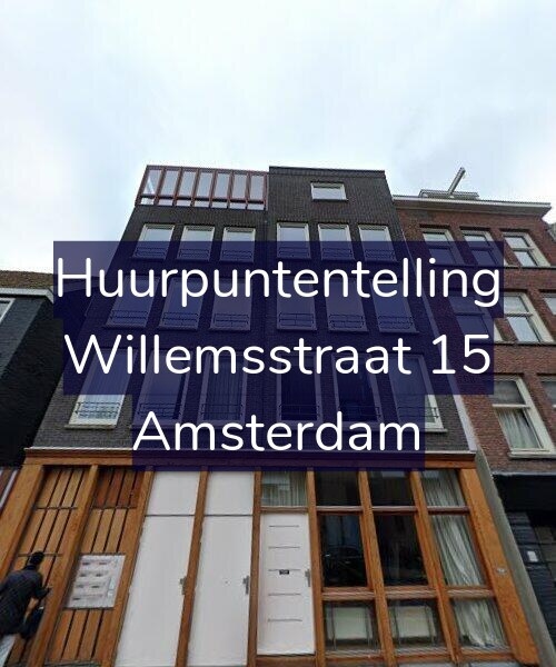 Foto gevel Huurpuntentelling voor Willemsstraat 15, Amsterdam