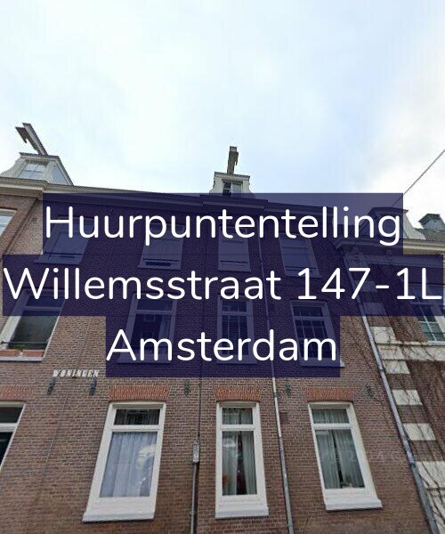 Foto gevel Huurpuntentelling voor Willemsstraat 147-1L, Amsterdam