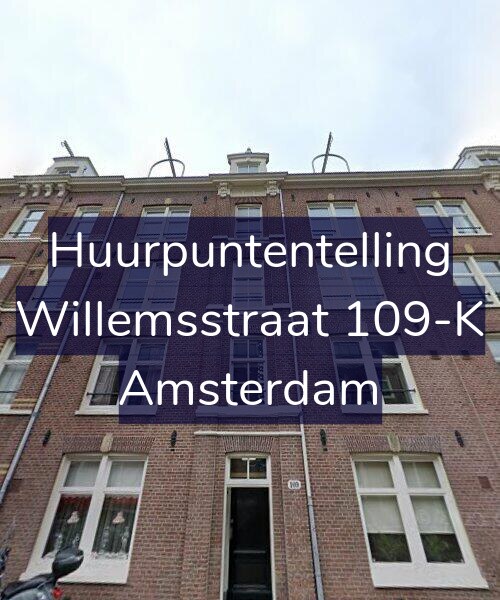 Foto gevel Huurpuntentelling voor Willemsstraat 109-K, Amsterdam