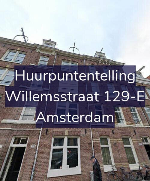 Foto gevel Huurpuntentelling voor Willemsstraat 129-E, Amsterdam