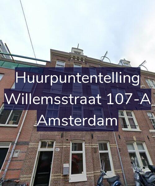 Foto gevel Huurpuntentelling voor Willemsstraat 107-A, Amsterdam