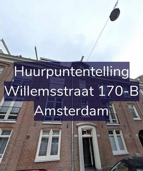 Foto gevel Huurpuntentelling voor Willemsstraat 170-B, Amsterdam