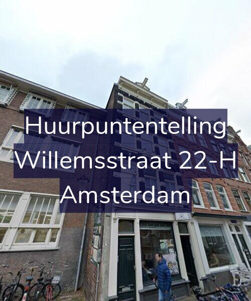 Foto gevel Huurpuntentelling voor Willemsstraat 22-H, Amsterdam
