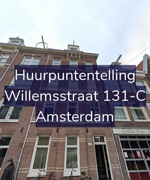Foto gevel Huurpuntentelling voor Willemsstraat 131-C, Amsterdam