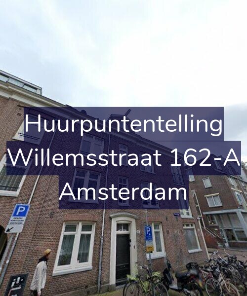 Foto gevel Huurpuntentelling voor Willemsstraat 162-A, Amsterdam