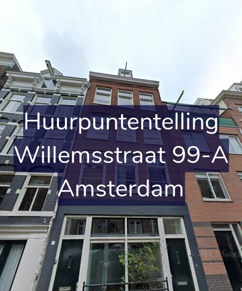 Foto gevel Huurpuntentelling voor Willemsstraat 99-A, Amsterdam