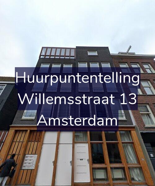 Foto gevel Huurpuntentelling voor Willemsstraat 13, Amsterdam