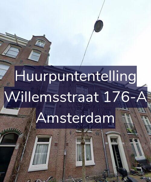 Foto gevel Huurpuntentelling voor Willemsstraat 176-A, Amsterdam