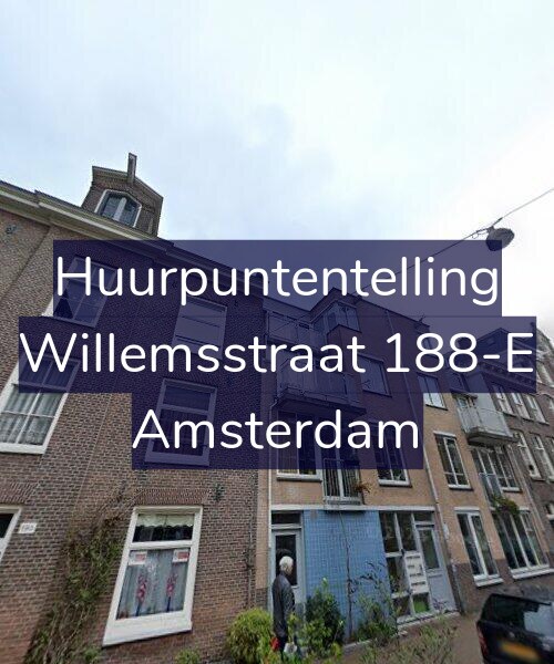 Foto gevel Huurpuntentelling voor Willemsstraat 188-E, Amsterdam