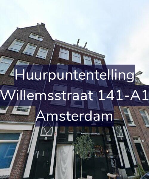 Foto gevel Huurpuntentelling voor Willemsstraat 141-A1, Amsterdam