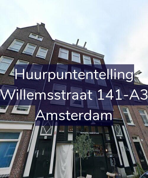 Foto gevel Huurpuntentelling voor Willemsstraat 141-A3, Amsterdam