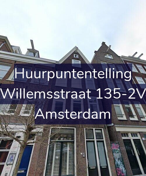 Foto gevel Huurpuntentelling voor Willemsstraat 135-2V, Amsterdam