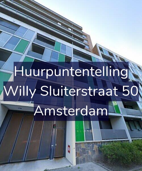 Foto gevel Huurpuntentelling voor Willy Sluiterstraat 50, Amsterdam