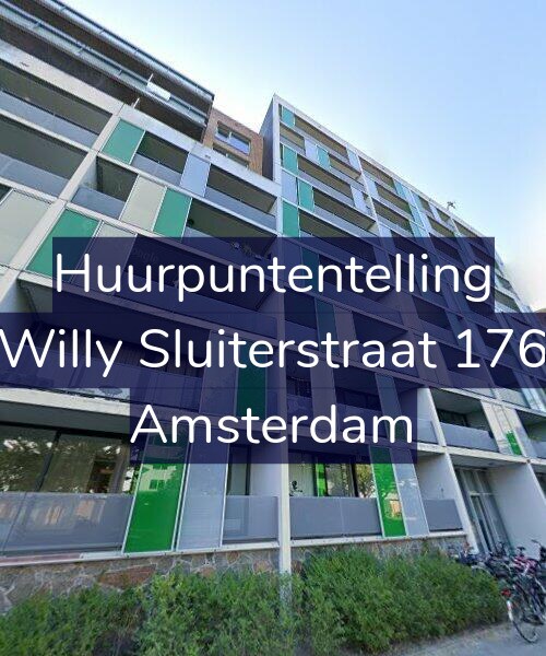 Foto gevel Huurpuntentelling voor Willy Sluiterstraat 176, Amsterdam
