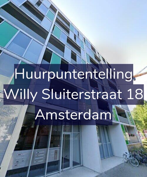 Foto gevel Huurpuntentelling voor Willy Sluiterstraat 18, Amsterdam