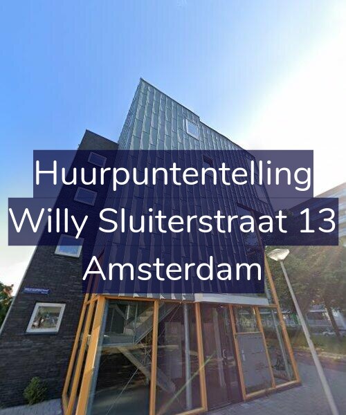 Foto gevel Huurpuntentelling voor Willy Sluiterstraat 13, Amsterdam