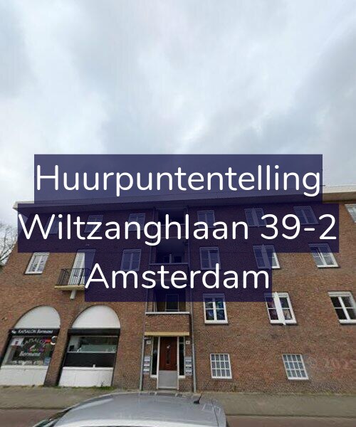 Foto gevel Huurpuntentelling voor Wiltzanghlaan 39-2, Amsterdam