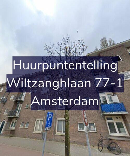 Foto gevel Huurpuntentelling voor Wiltzanghlaan 77-1, Amsterdam