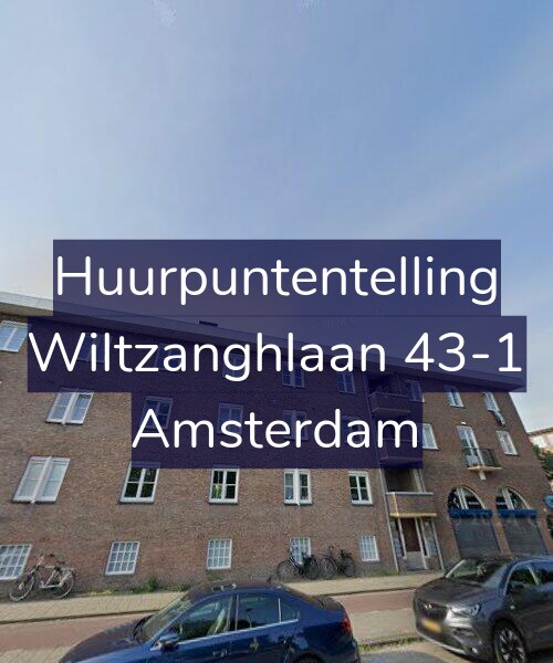 Foto gevel Huurpuntentelling voor Wiltzanghlaan 43-1, Amsterdam