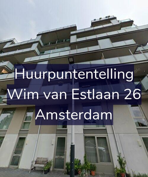Foto gevel Huurpuntentelling voor Wim van Estlaan 26, Amsterdam