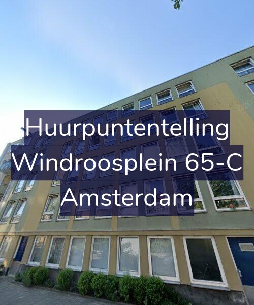 Foto gevel Huurpuntentelling voor Windroosplein 65-C, Amsterdam