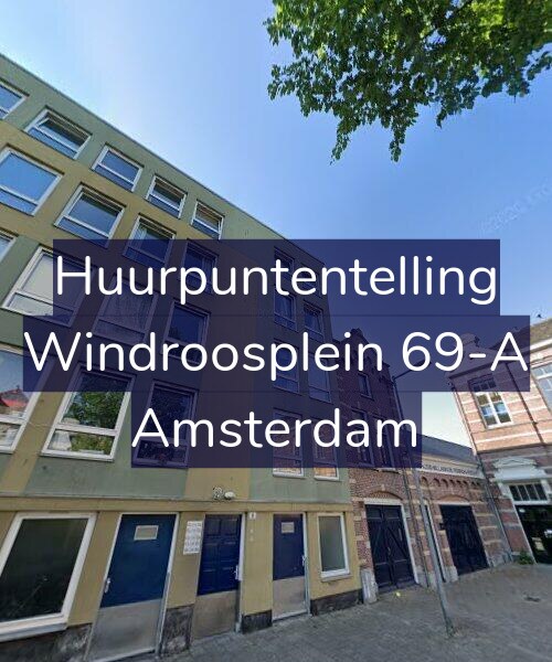 Foto gevel Huurpuntentelling voor Windroosplein 69-A, Amsterdam