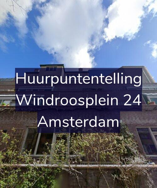 Foto gevel Huurpuntentelling voor Windroosplein 24, Amsterdam