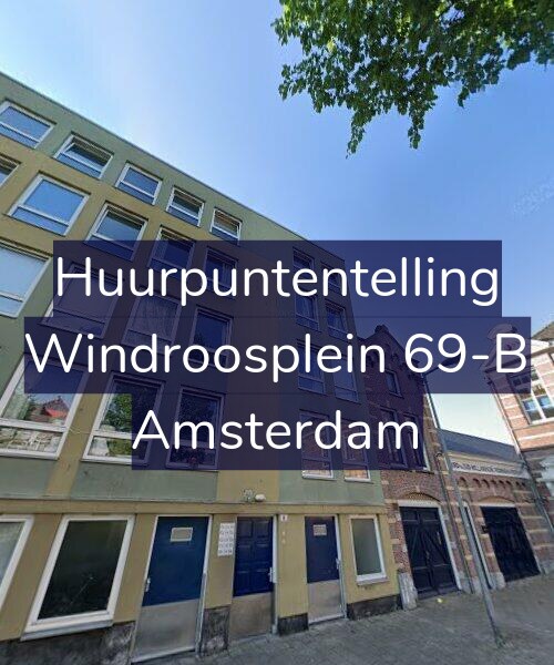 Foto gevel Huurpuntentelling voor Windroosplein 69-B, Amsterdam