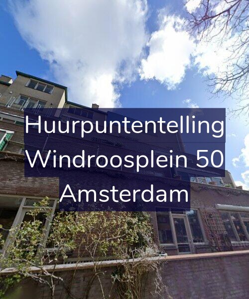Foto gevel Huurpuntentelling voor Windroosplein 50, Amsterdam