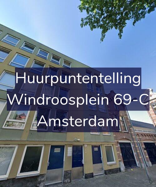 Foto gevel Huurpuntentelling voor Windroosplein 69-C, Amsterdam