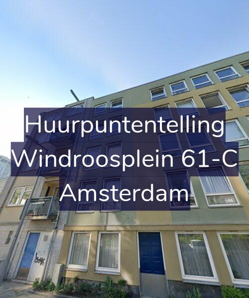 Foto gevel Huurpuntentelling voor Windroosplein 61-C, Amsterdam