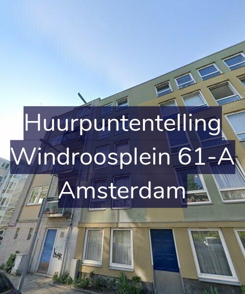Foto gevel Huurpuntentelling voor Windroosplein 61-A, Amsterdam