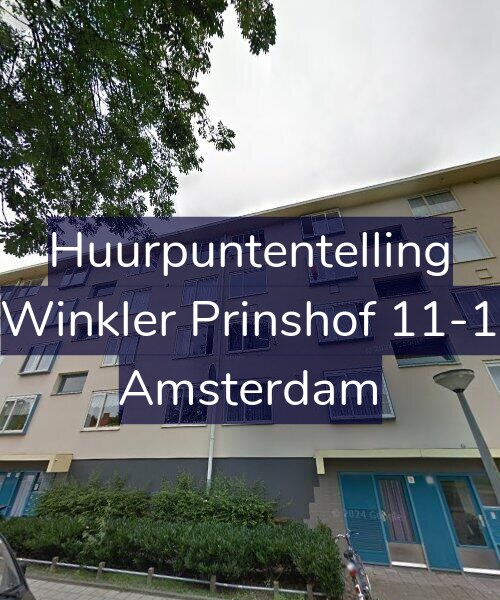 Foto gevel Huurpuntentelling voor Winkler Prinshof 11-1, Amsterdam