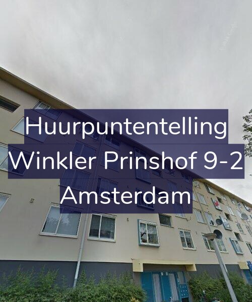 Foto gevel Huurpuntentelling voor Winkler Prinshof 9-2, Amsterdam