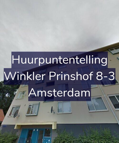 Foto gevel Huurpuntentelling voor Winkler Prinshof 8-3, Amsterdam