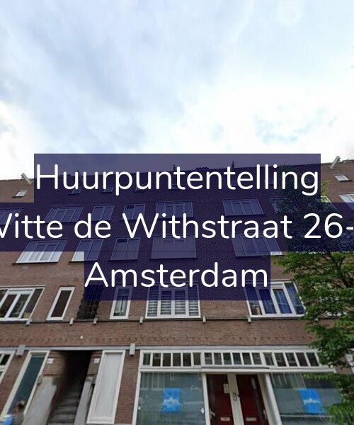 Foto gevel Huurpuntentelling voor Witte de Withstraat 26-3, Amsterdam