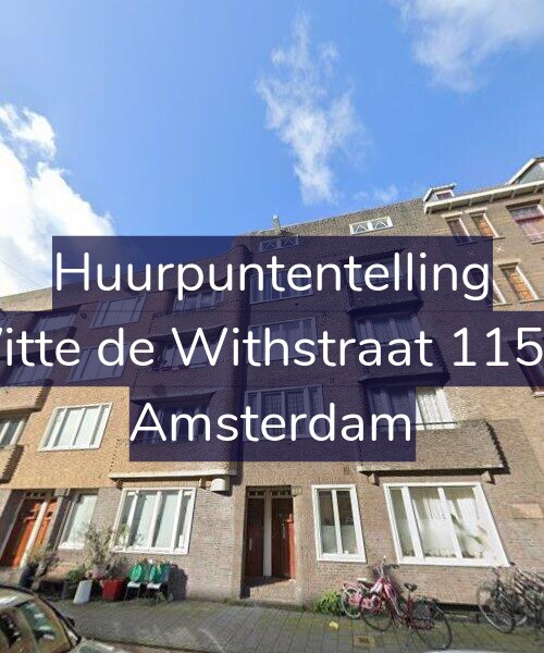 Foto gevel Huurpuntentelling voor Witte de Withstraat 115-1, Amsterdam