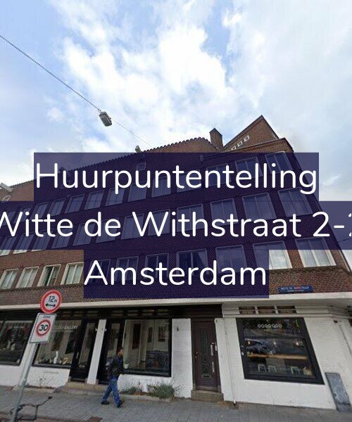 Foto gevel Huurpuntentelling voor Witte de Withstraat 2-2, Amsterdam