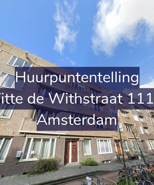 Foto gevel Huurpuntentelling voor Witte de Withstraat 111-3, Amsterdam