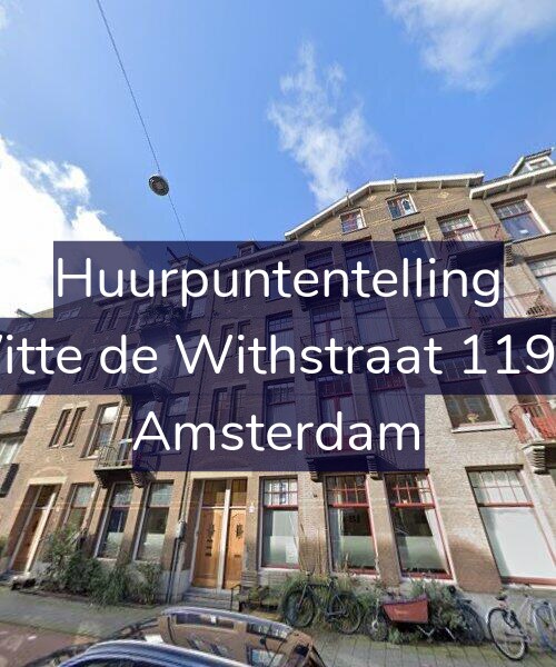 Foto gevel Huurpuntentelling voor Witte de Withstraat 119-3, Amsterdam