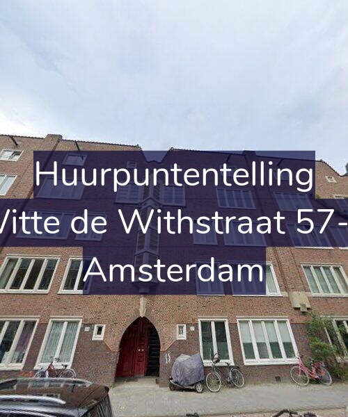 Foto gevel Huurpuntentelling voor Witte de Withstraat 57-A, Amsterdam