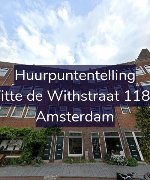Foto gevel Huurpuntentelling voor Witte de Withstraat 118-1, Amsterdam