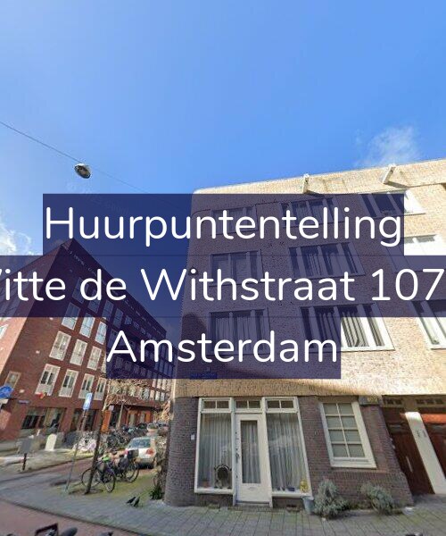 Foto gevel Huurpuntentelling voor Witte de Withstraat 107-1, Amsterdam