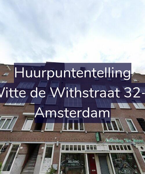 Foto gevel Huurpuntentelling voor Witte de Withstraat 32-3, Amsterdam