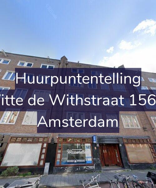 Foto gevel Huurpuntentelling voor Witte de Withstraat 156-2, Amsterdam